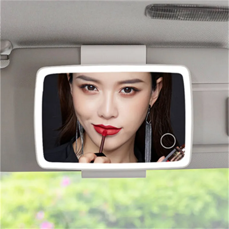 Car LED Lights Travel Makeup Mirrors for North American Market