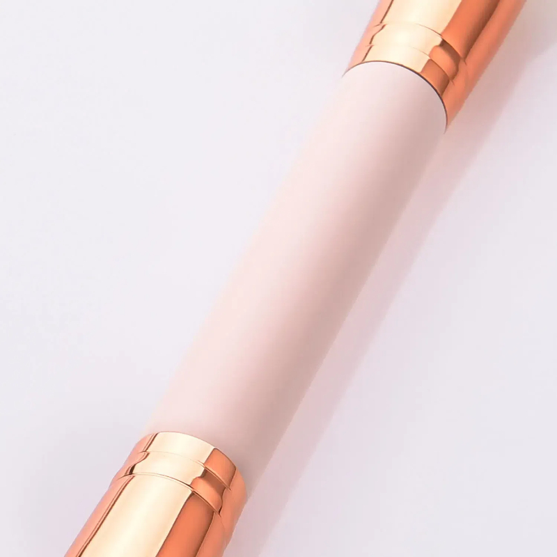 Single Professional Blush Brush Powder Brush for Daily Makeup Double Ended pink Make up Blush Cosmetic Brush