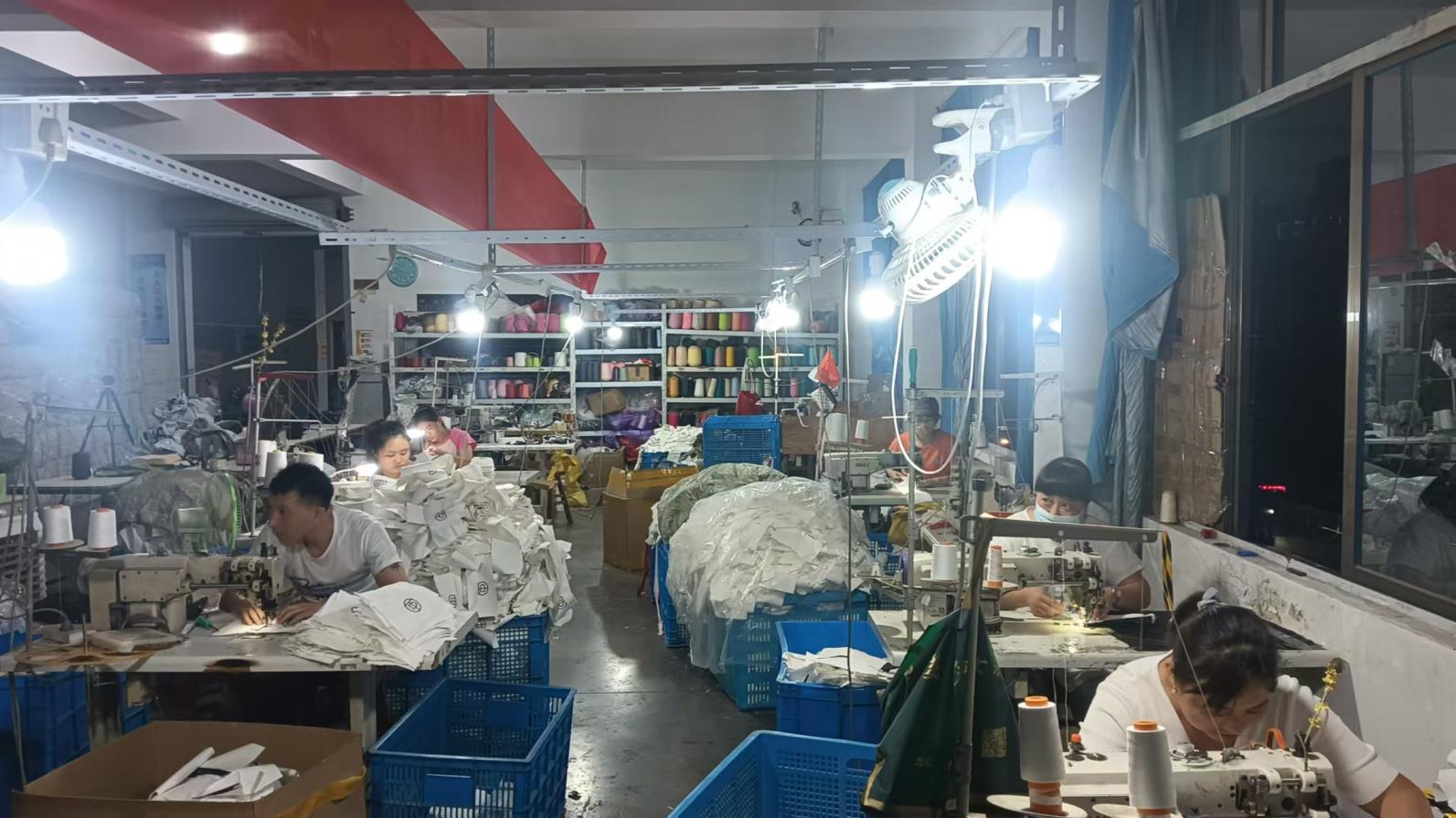 Sewing process for beauty brush bag and pouch accessories at NTC Beauty