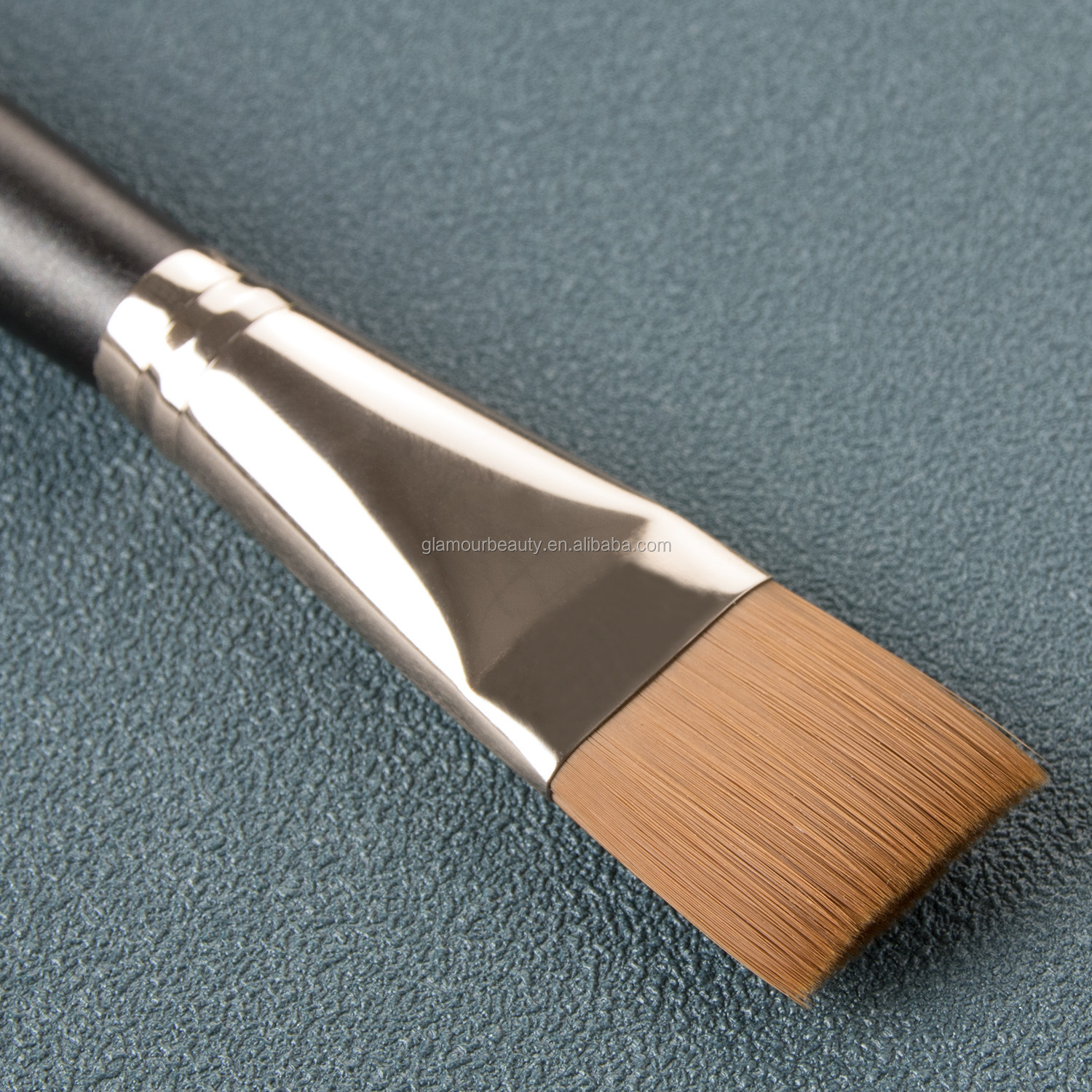 Flat Kabuki Customize Foundation Brush Flat Top Kabuki Blush Brush Liquid Powder Flat Top Facial Mask Brush Applicator