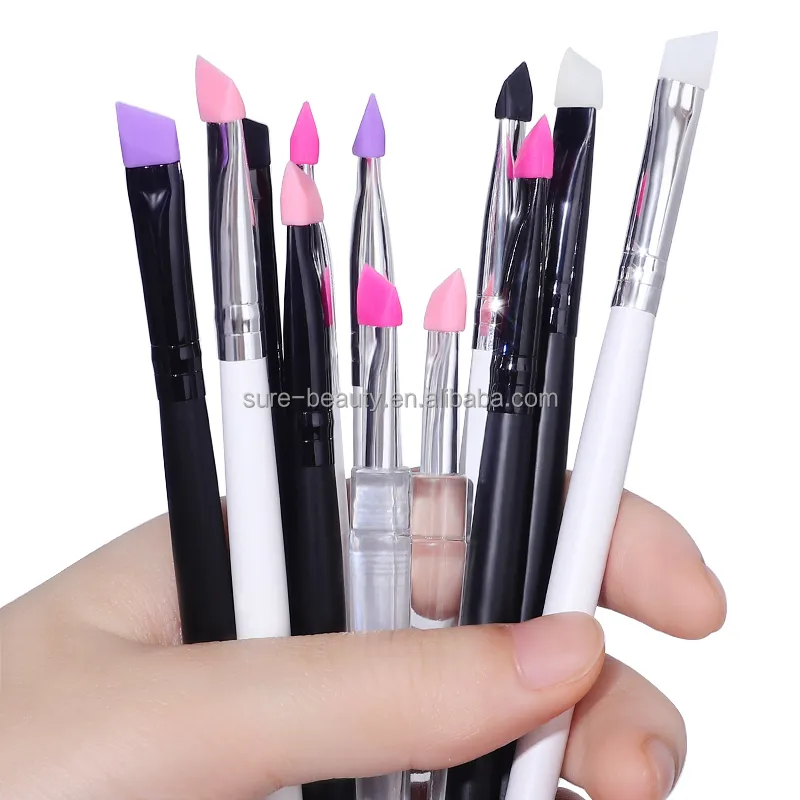 Brow Lash Lift Silicone Brush Flexible Eyebrow Tint Perm Styling Brush for Brow Styling Lash Lifting