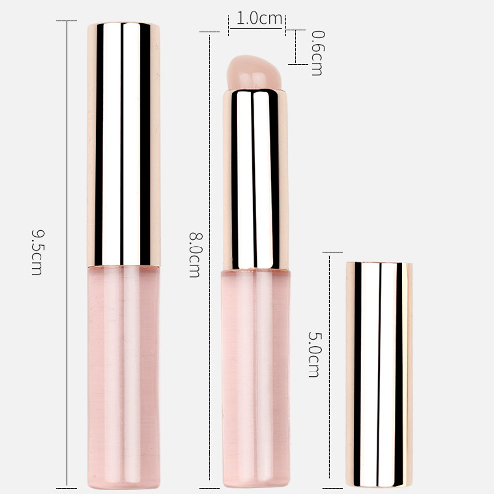 Wholesale OEM Brand Custom Professional Silicone Lip Brush Reusable Facial Lipstick Concealer Brush Blending Makeup Brush Tool