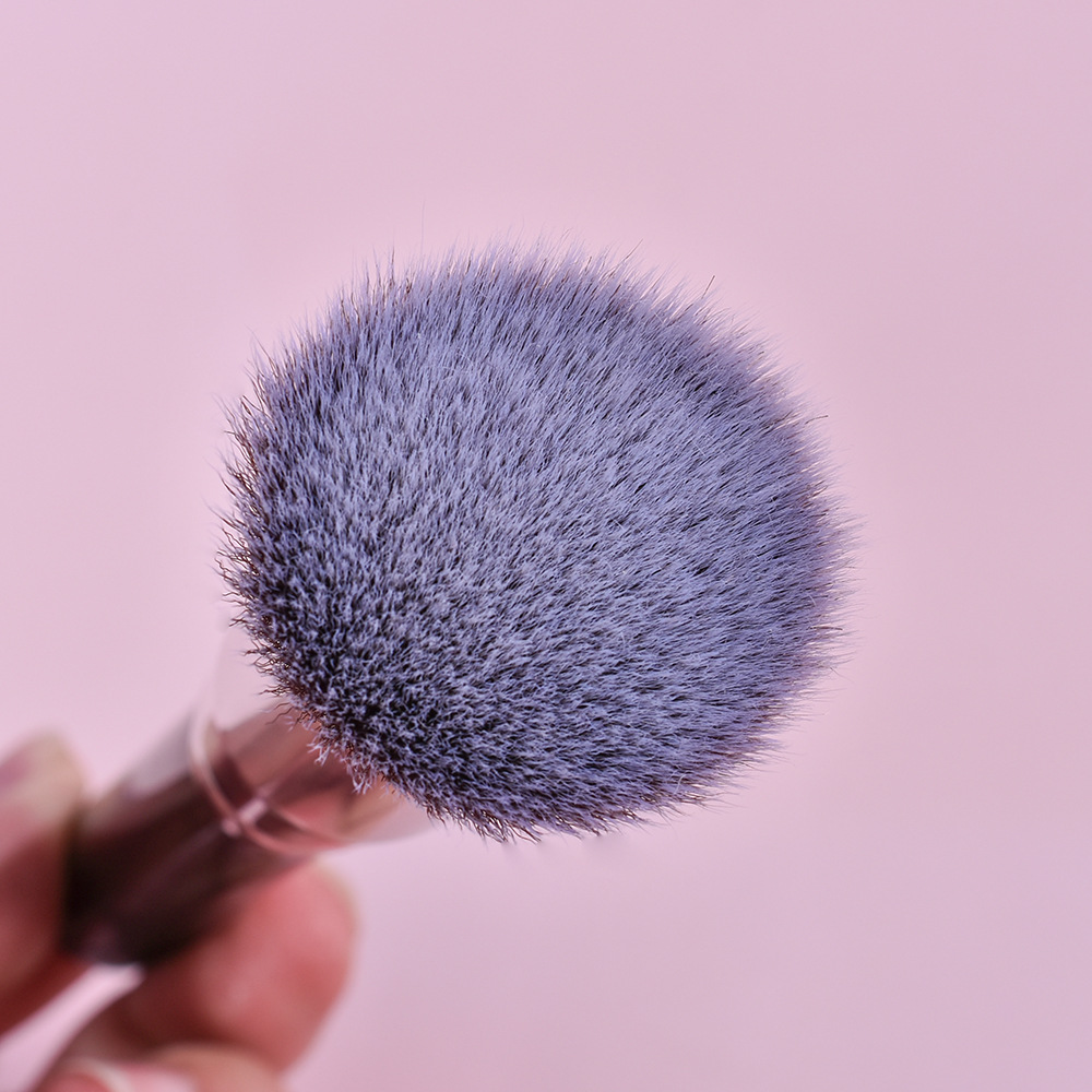 Custom Logo Single Makeup Brushes Private Label Flat Top Make up Kabuki Foundation Brush for Blush Powder With Box Packaging