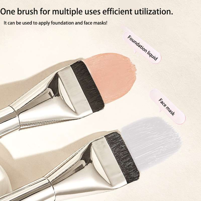 One Word Eyebrow Brush Black Pineapple Spiral Plastic Handle Synthetic Hair Flat Head Lightweight 20g Makeup Tool Pencil Kfeier