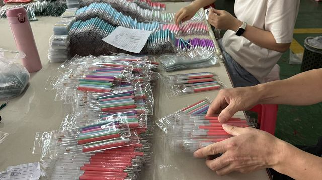 Product packing and export preparation at NTC Beauty manufacturing facility