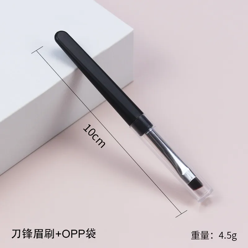 Portable Makeup Accessories Cosmetic Brush Silicone Lip Eyebrow Eyeliner Brush