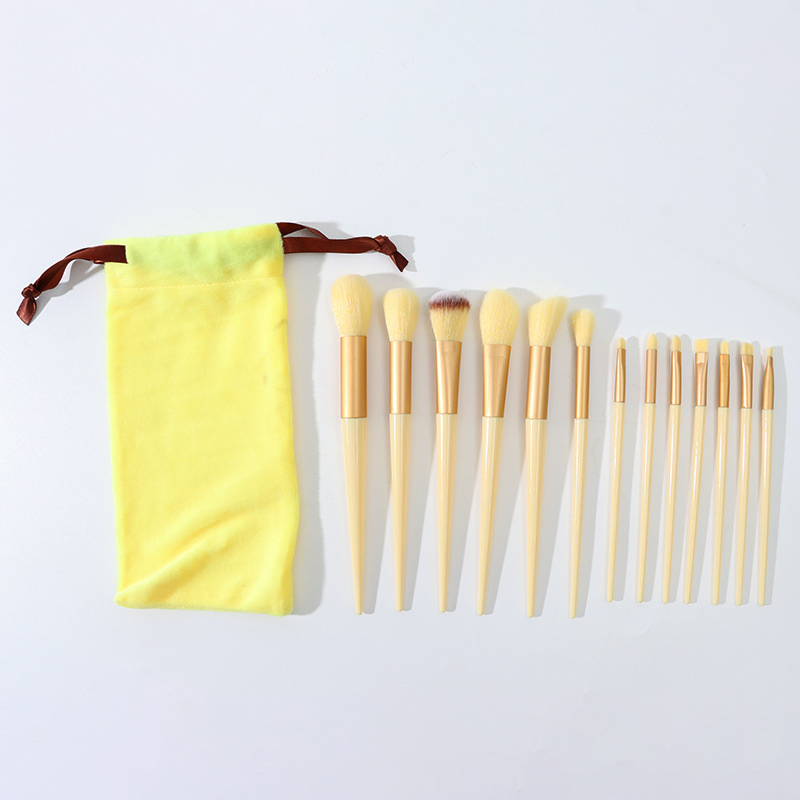 Super Soft 13 Four Seasons Green Loose Powder Blush Brush Concealer Foundation Eye Shadow Brush