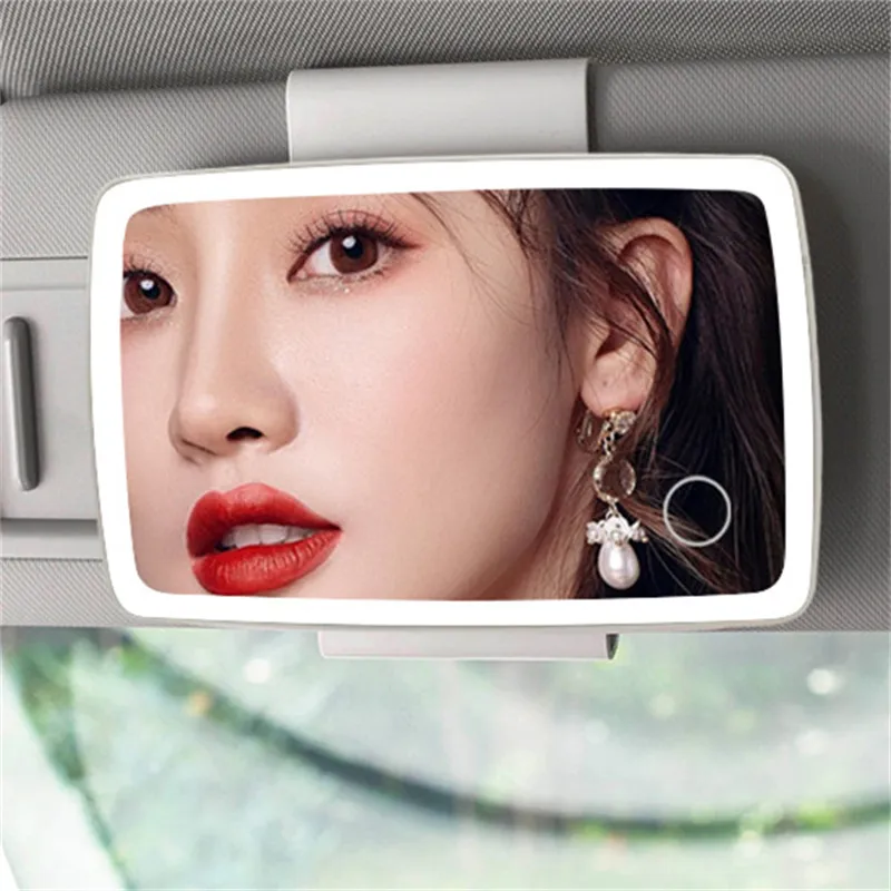 Car LED Lights Travel Makeup Mirrors for North American Market