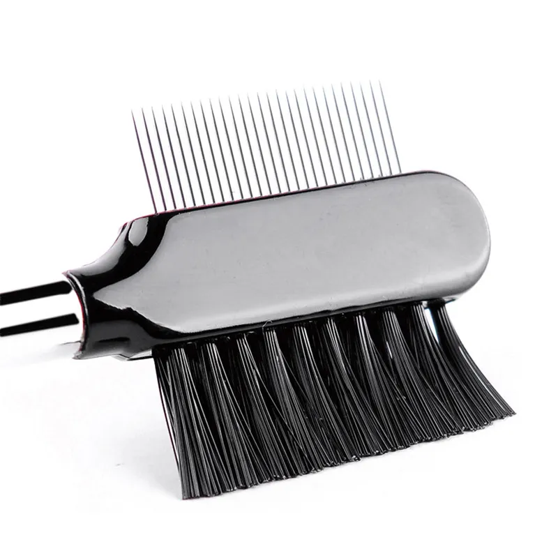 Stainless Steel Needle Dual-Purpose Eyebrow Brush and Eyebrow Comb