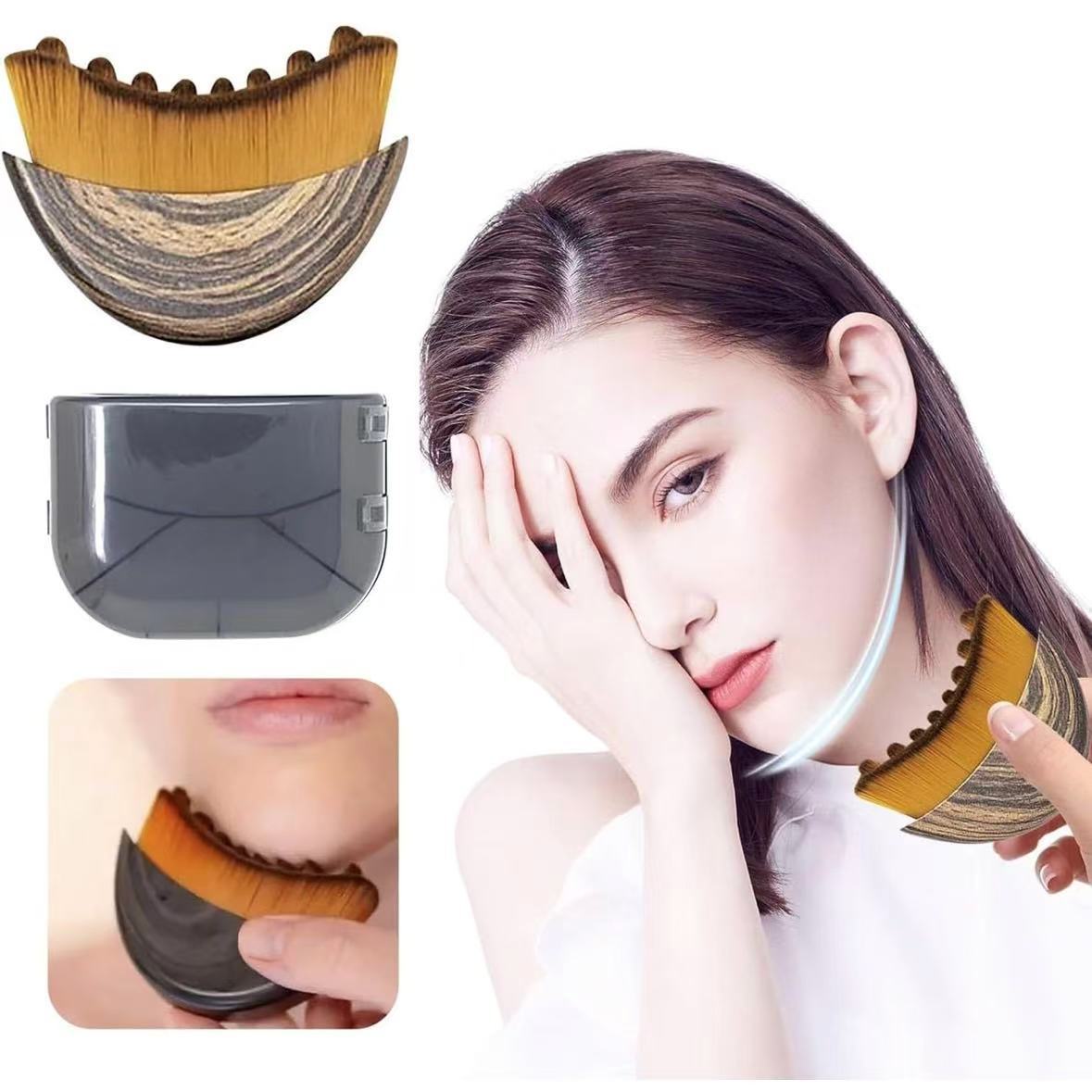 Wholesale Professional Single Makeup Brush High Quality Comfortable Lymphatic Contour Facial Massage Brush