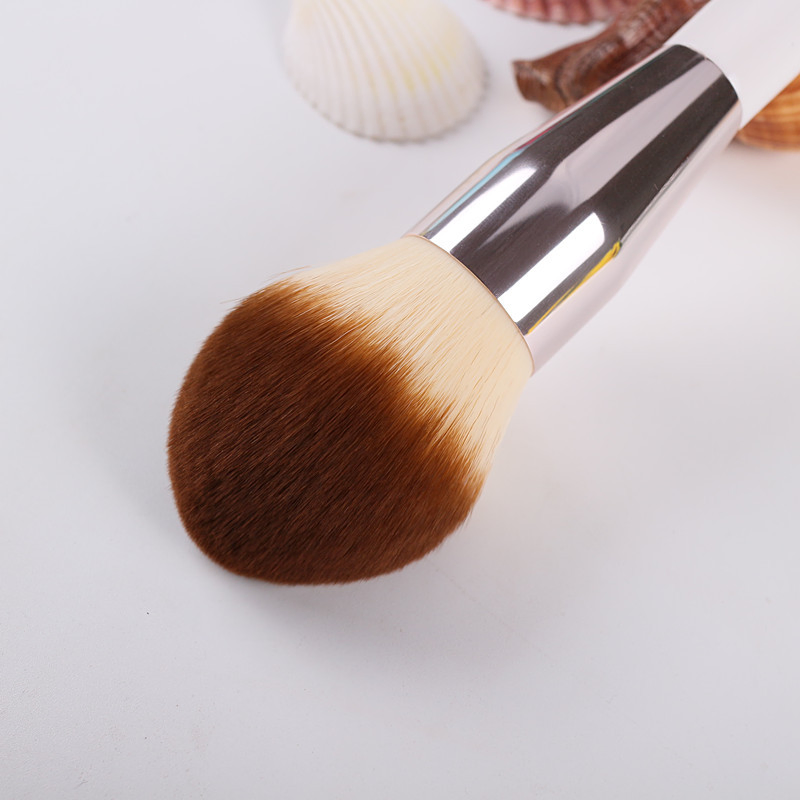 Plastic Handle Cosmetic Blush Beauty Makeup Factory Wholesale Single Kabuki Powder Concealer Brush