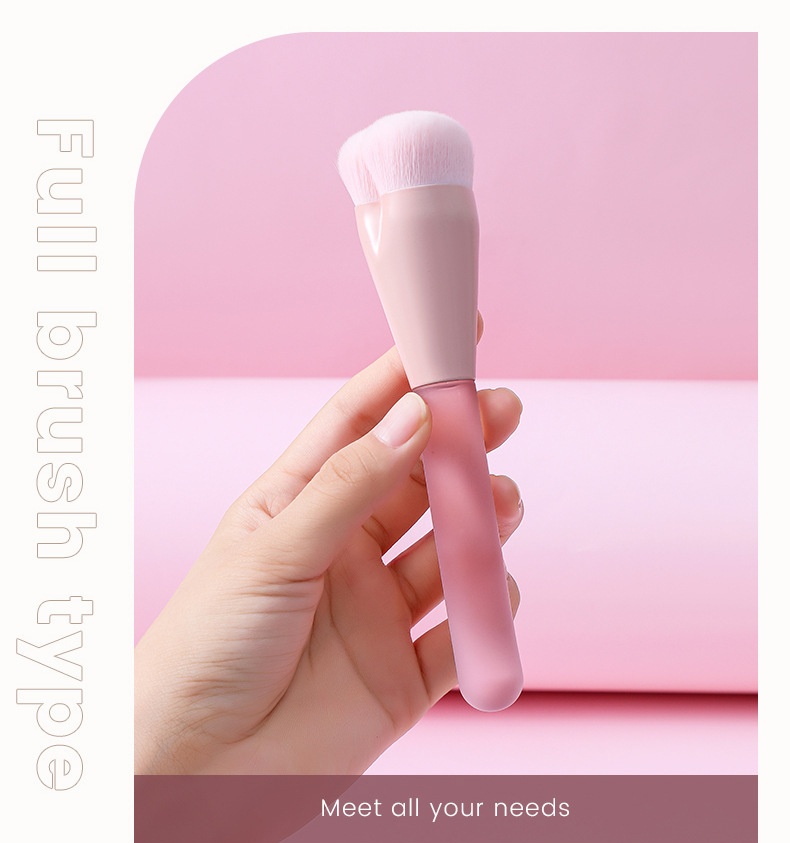High Quality Heart Makeup Brush Synthetic Hair Foundation Makeup Brush Travel Daily Makeup Face Blusher Brush Tools