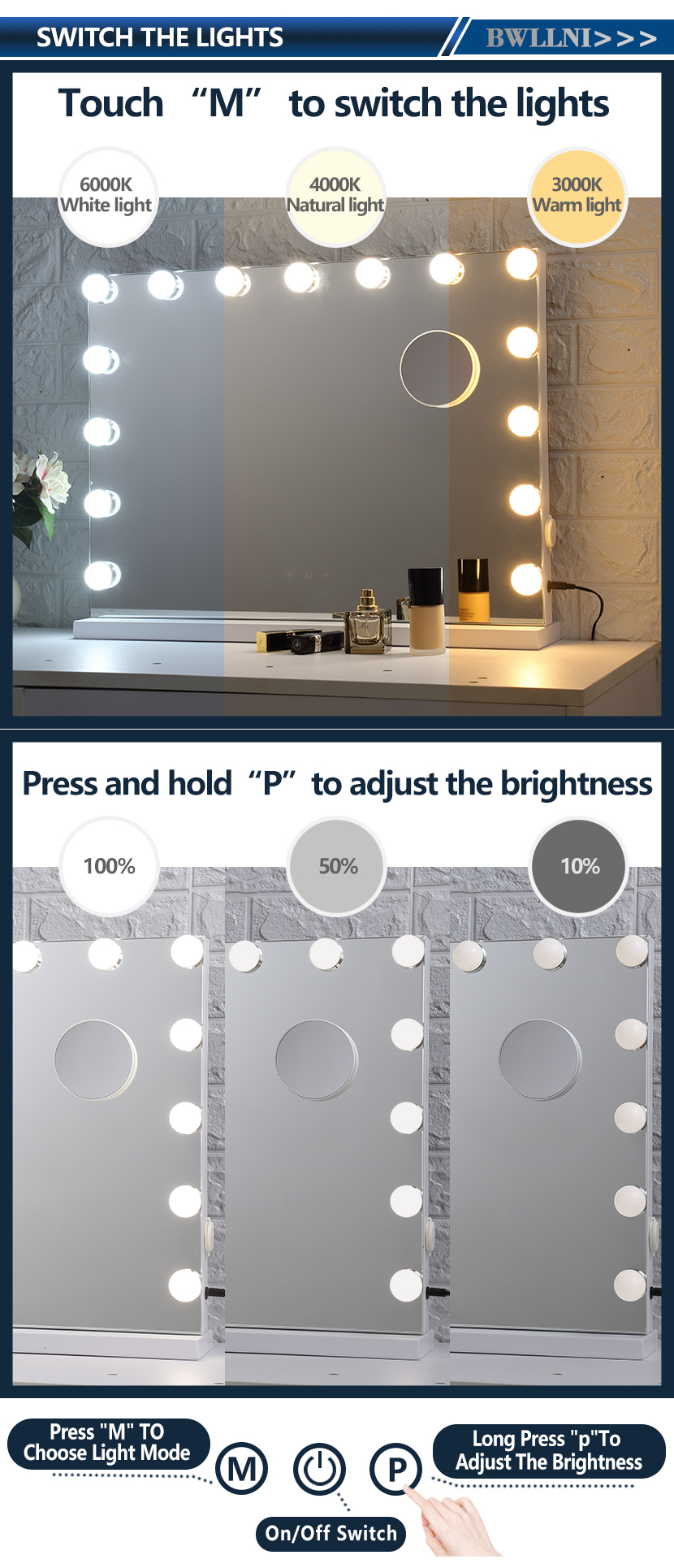 Smart Mirror Frame Close Up