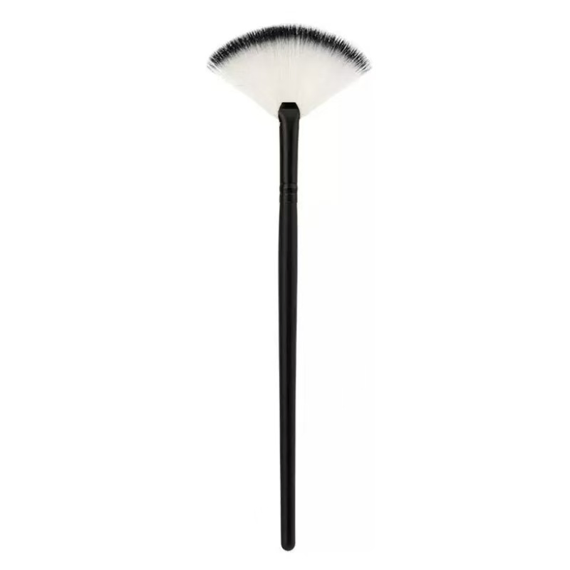 Cross-Border Hot Selling Beauty Tools Fan Shaped Highlighter Single Face Beauty Brush