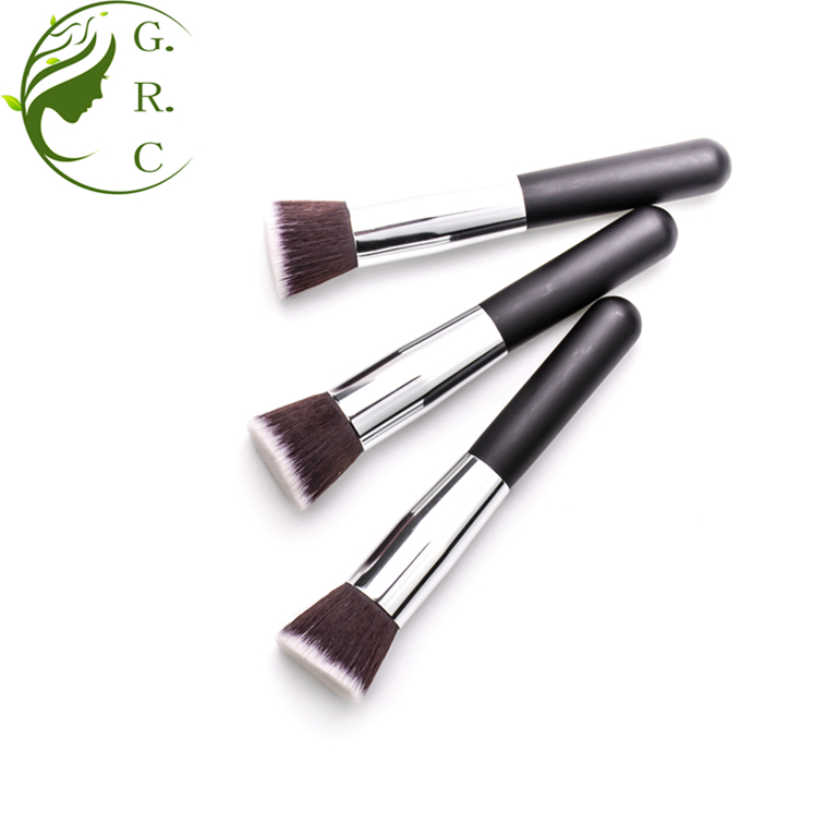 New Design Contour Flat Kabuki Brush,vegan Hair KABUKI Contour Brush, Face Flat Contour Foundation Brush
