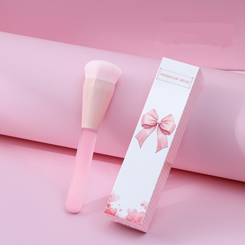 High Quality Heart Makeup Brush Synthetic Hair Foundation Makeup Brush Travel Daily Makeup Face Blusher Brush Tools