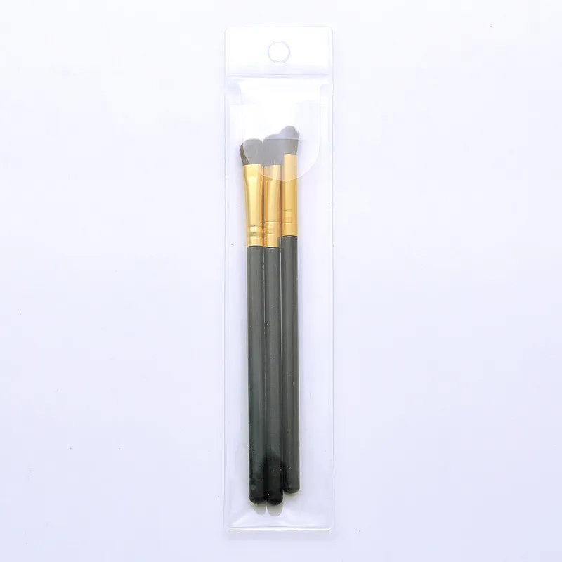 3PCS Horse Pony Hair Eyeshadow Brush Basic Foundation Animal Hair Makeup Brush