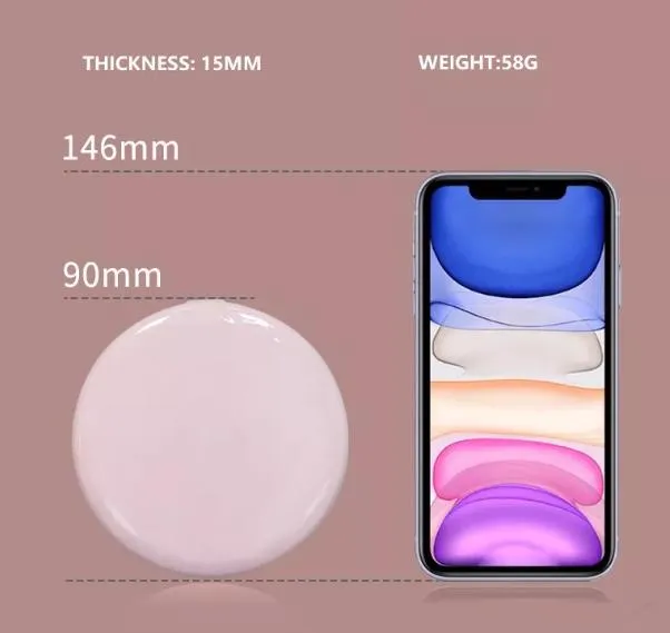 Portable Travel Mini Round Pocket LED Lighting Cosmetic Makeup Mirror