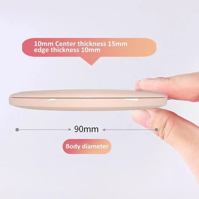 Travel Portable Folding Makeup Mirror with LED Light Zoom in