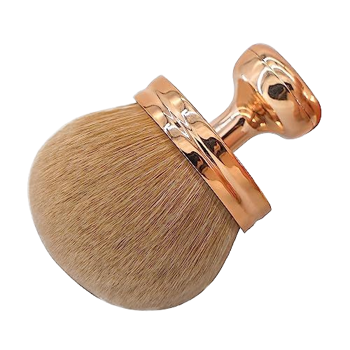 Customized Logo Soft Hair Makeup Tools New Style Large Powder Blusher Brush Mushroom Head Wood Super Soft Makeup Blending Brush