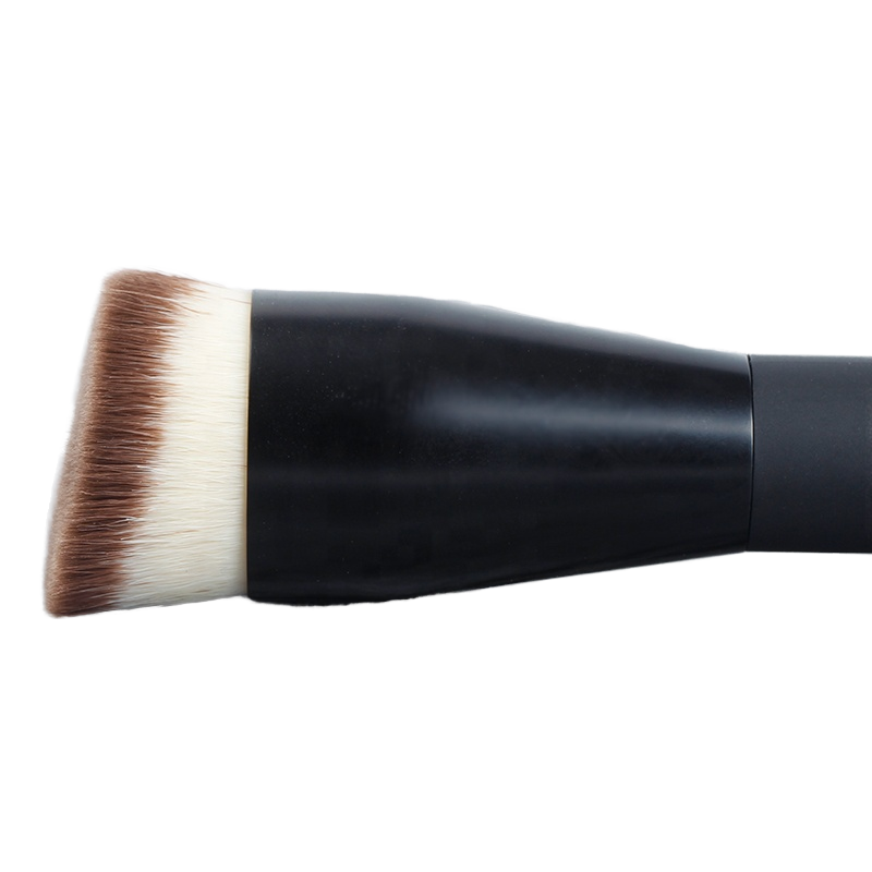 Custom Branding Available Salon Quality Professional Durable Kabuki Brush Vegan Synthetic Round Drum Shape Makeup Brush