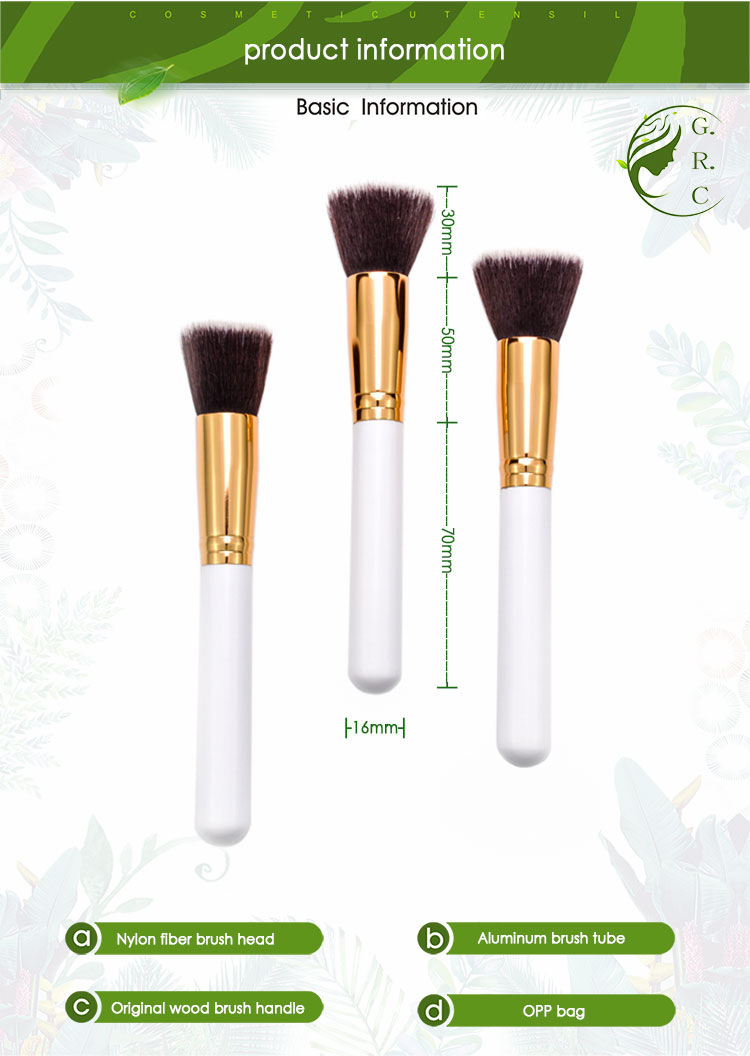 New Design Contour Flat Kabuki Brush Product View