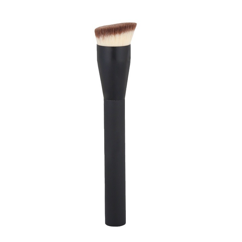 Custom Branding Available Salon Quality Professional Durable Kabuki Brush Vegan Synthetic Round Drum Shape Makeup Brush