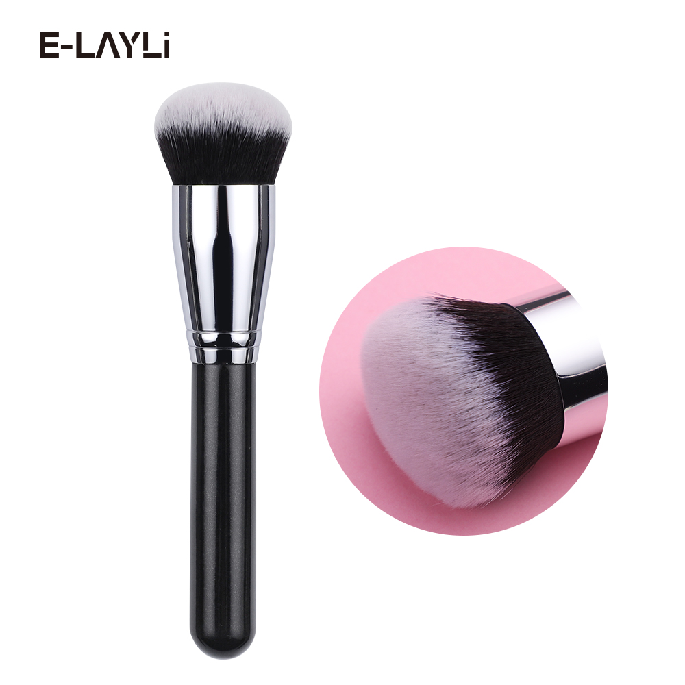 Flat Kabuki Liquid Foundation Brush Single Makeup Brushes Cosmetic Tools Fluffy Synthetic Hair High Quality for Makeup