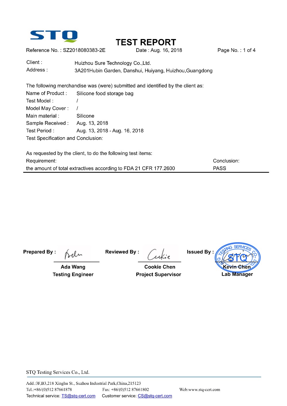 Factory Audit