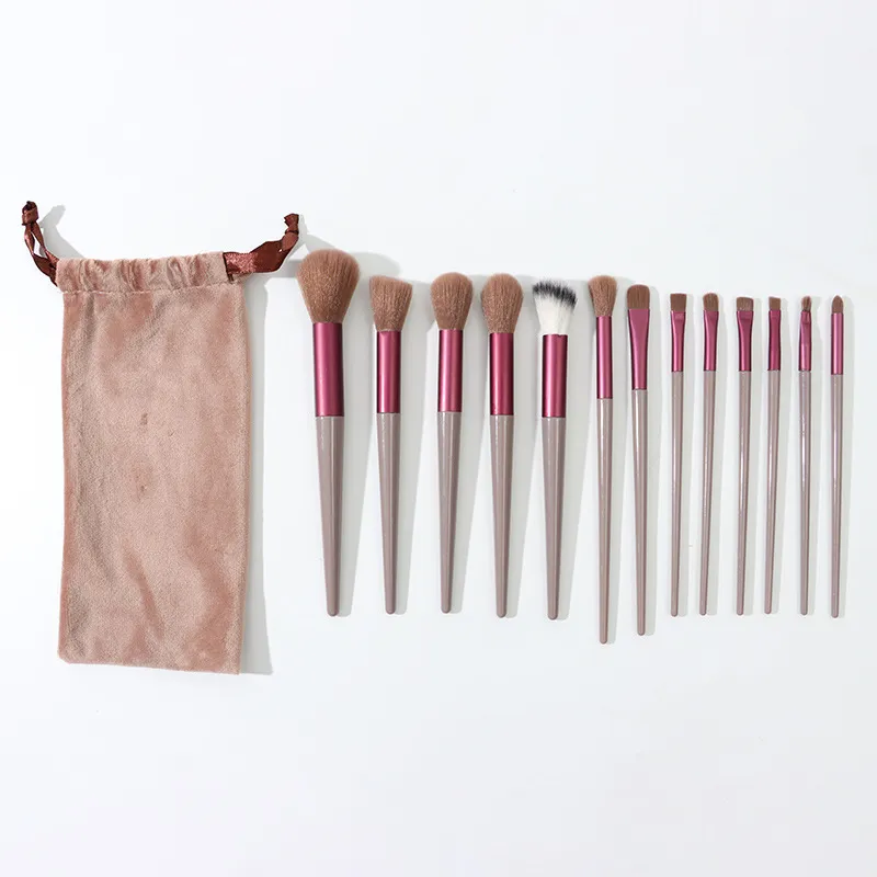 Super Soft 13 Four Seasons Green Loose Powder Blush Brush Concealer Foundation Eye Shadow Brush