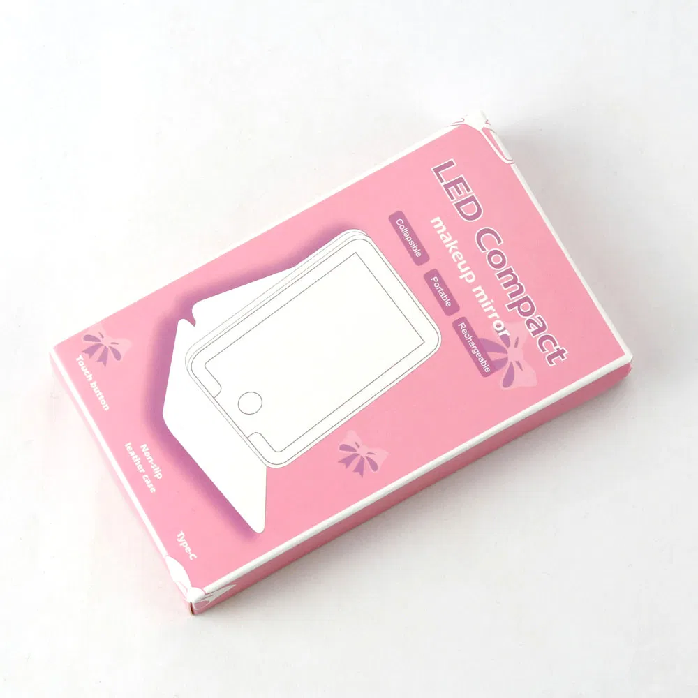 Custom PU Smart LED Vanity Makeup Mirror Showcase