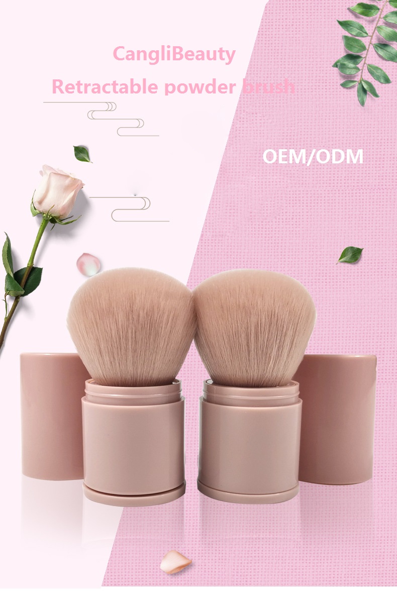 Pink Travel Blush Brush