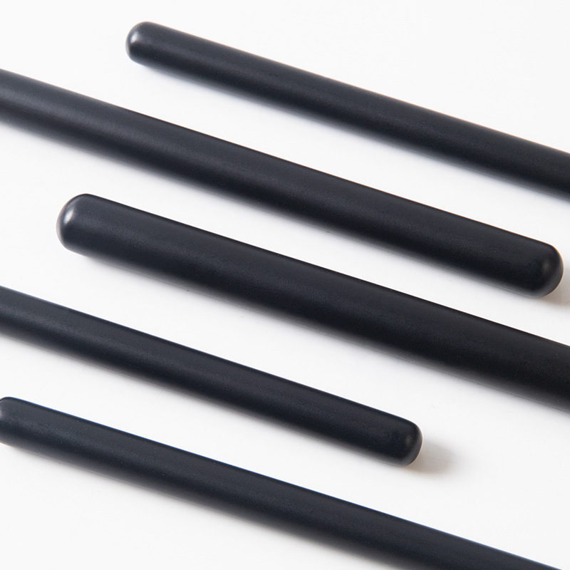 Private Label Custom Logo Black and White Professional Eyeshadow Makeup Brushes