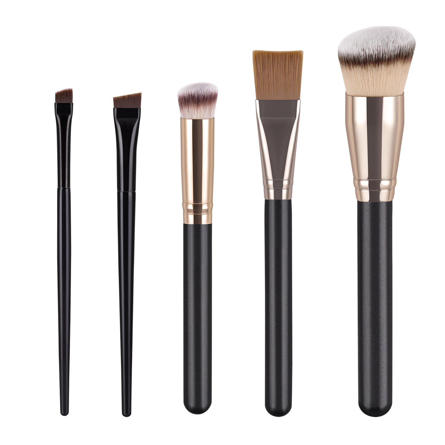 Flat Kabuki Customize Foundation Brush Flat Top Kabuki Blush Brush Liquid Powder Flat Top Facial Mask Brush Applicator