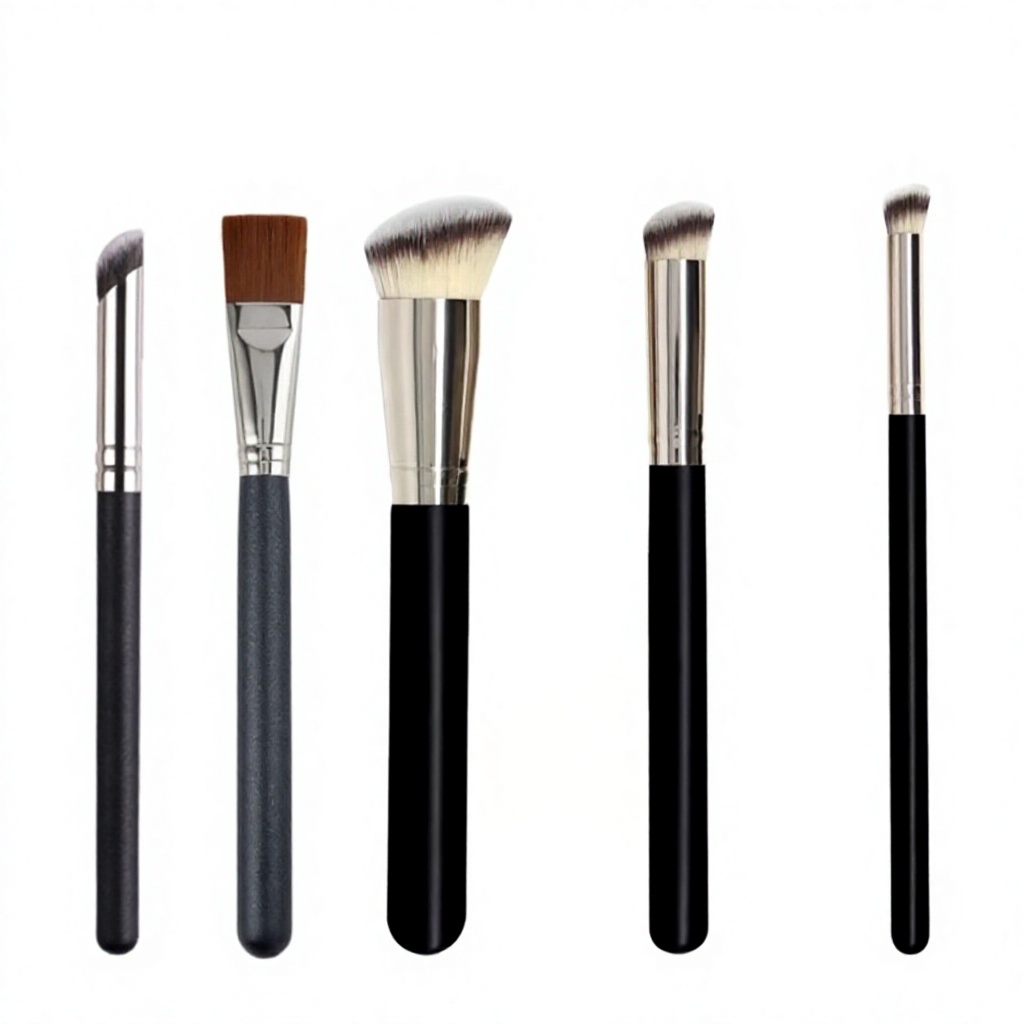 Custom Logo Single Makeup Brush 170 Foundation 270 370 Concealer Brush 191 Stippling Mask Brush Cruelty Free
