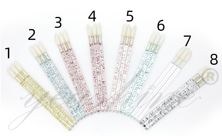 Glitter Rod Lip Brush Options