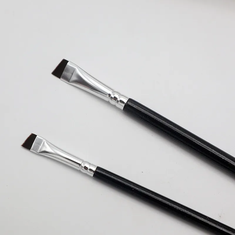 Flat Wooden Ultra-Thin Angled Eyebrow Brush Angle Brush for Eye Brows