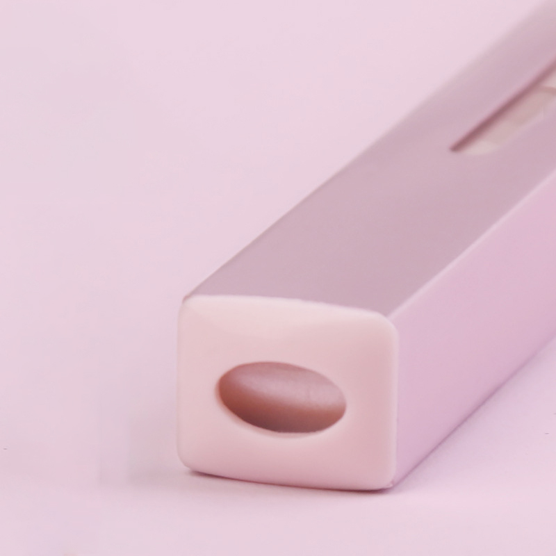 Portable Retractable Nylon Lip Brush Makeup Brushes Concealer Double Head Lipstick Brush