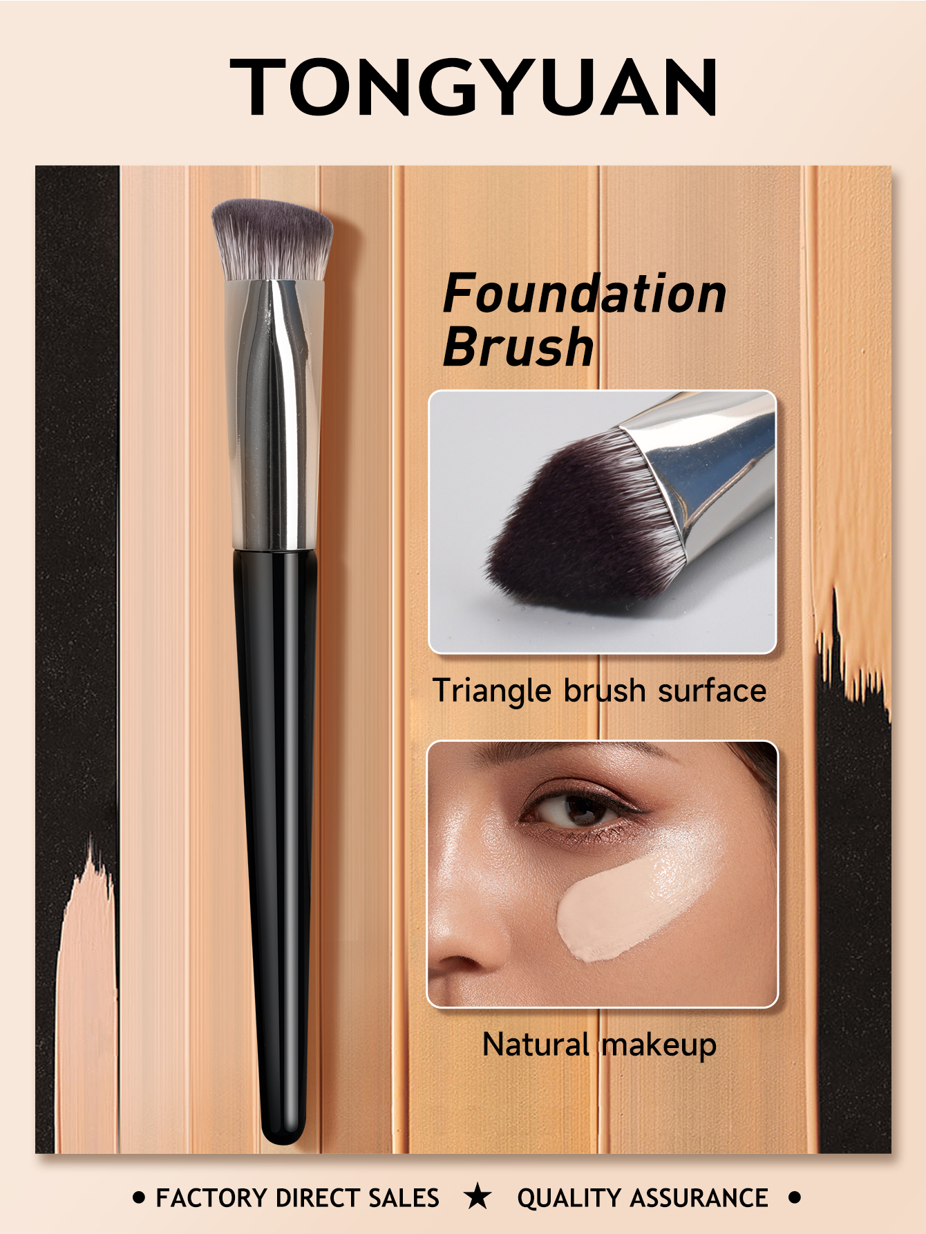 Luxury Brush Multifunctional Triangle Contour Concealer Brush Concealer Pinsel Face Makeup Blending Makeup Tool
