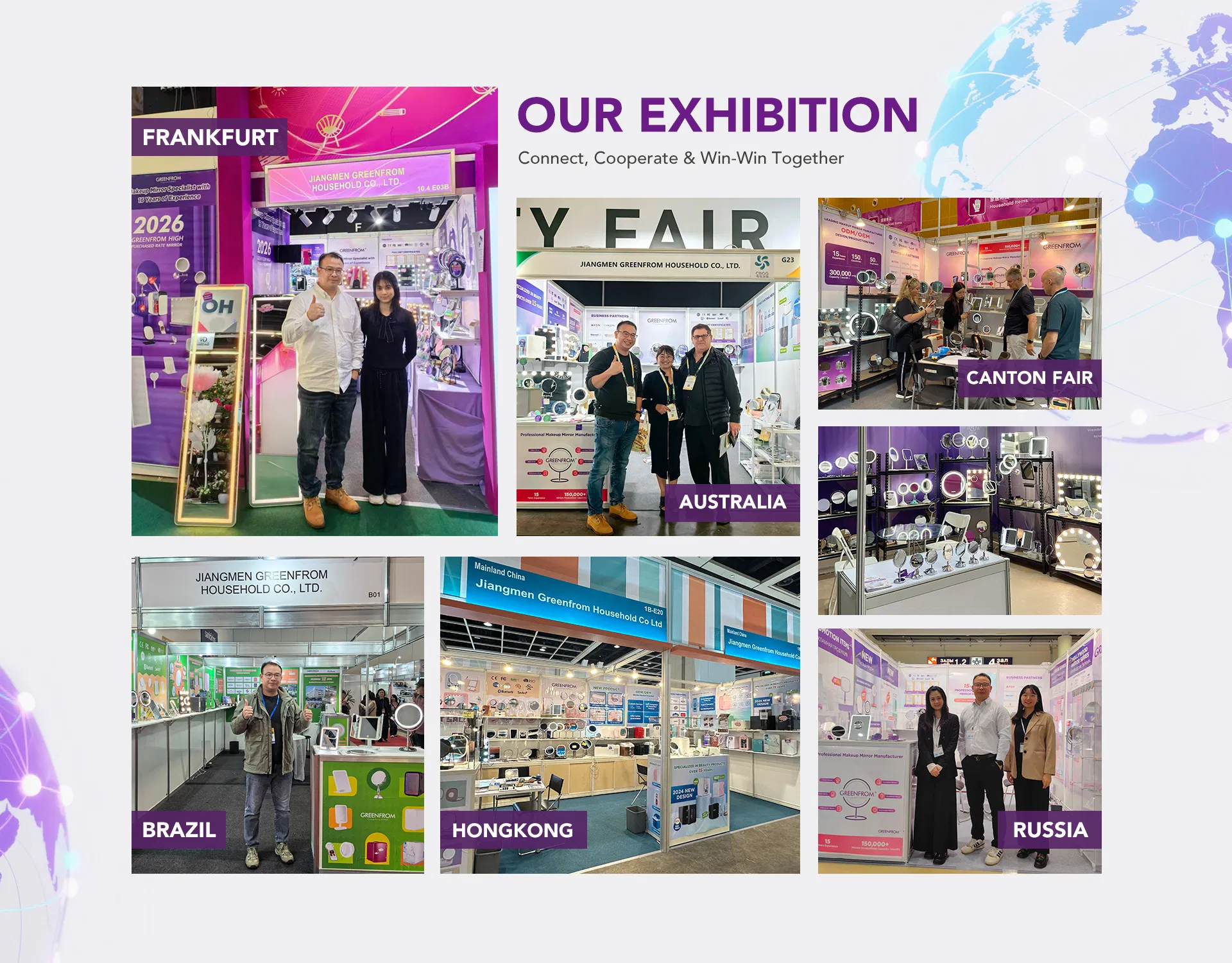 Global Beauty Exhibition Showcase Booth