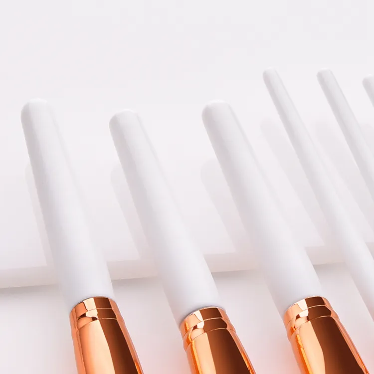 7PCS Makeup Brushes Premium Synthetic Rose Gold Make up Brush Set Foundation Concealer Eye Face Brushes