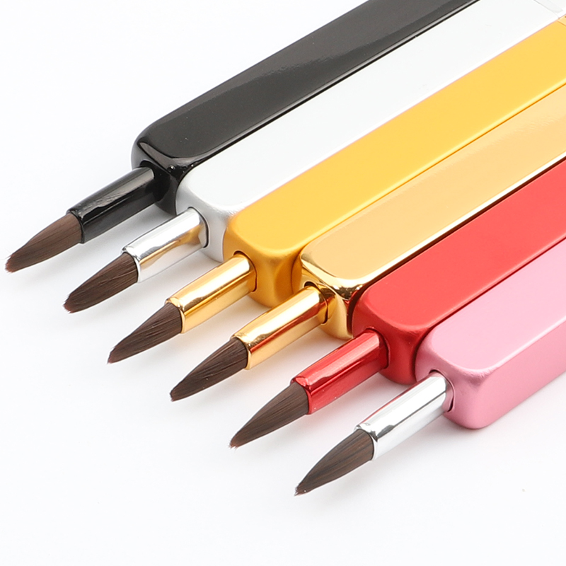 Exquisite Professional Lip Brush Applicators-Retractable Lipstick Brushes- Lipstick Gloss Makeup Brush Tool for Women and Girls