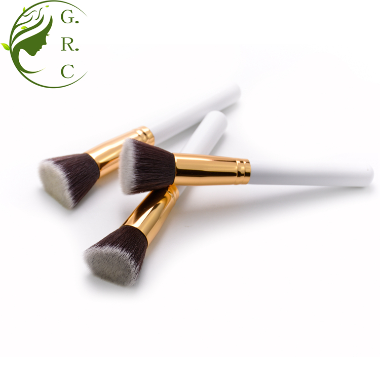New Design Contour Flat Kabuki Brush,vegan Hair KABUKI Contour Brush, Face Flat Contour Foundation Brush