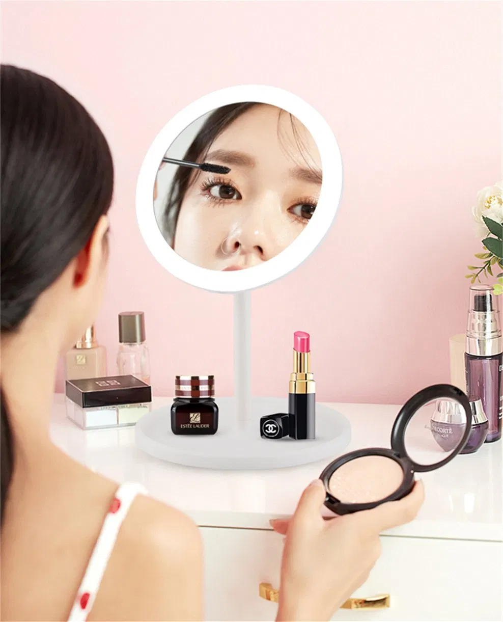 Car LED Lights Travel Makeup Mirrors for North American Market