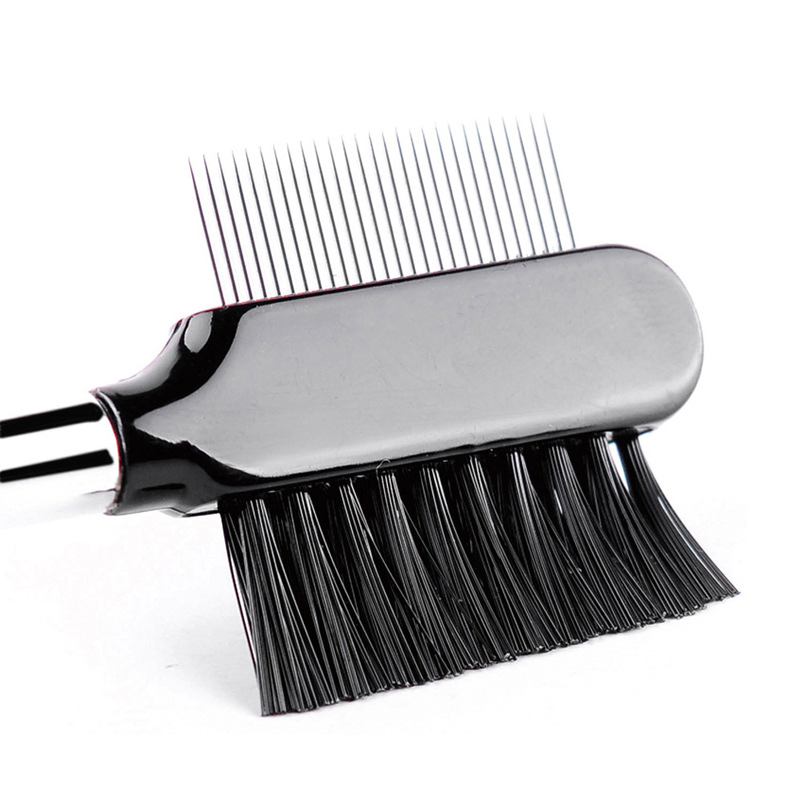 Stainless Steel Needle Dual-Purpose Eyebrow Brush and Eyebrow Comb