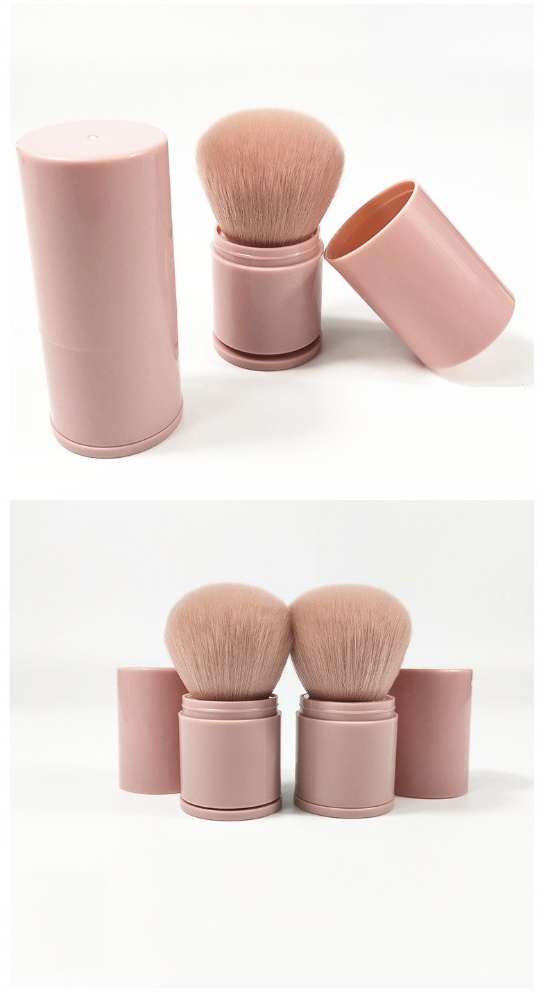 Pink Kabuki Brush detail 6