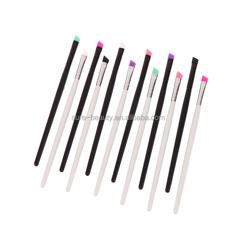 Brow Lash Lift Silicone Brush Flexible Eyebrow Tint Perm Styling Brush for Brow Styling Lash Lifting