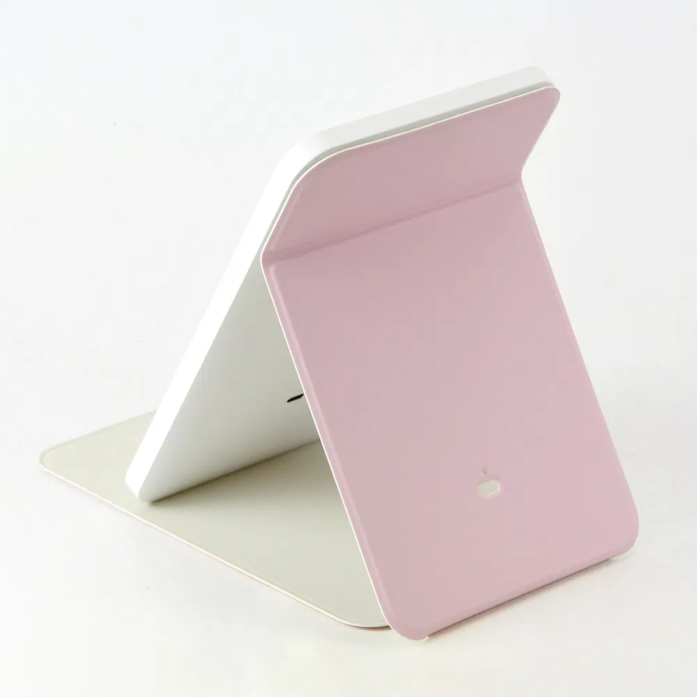 Smart Desktop Beauty Cosmetic Portable Folding Travel Makeup Compact Vanity Mirror with LED Light