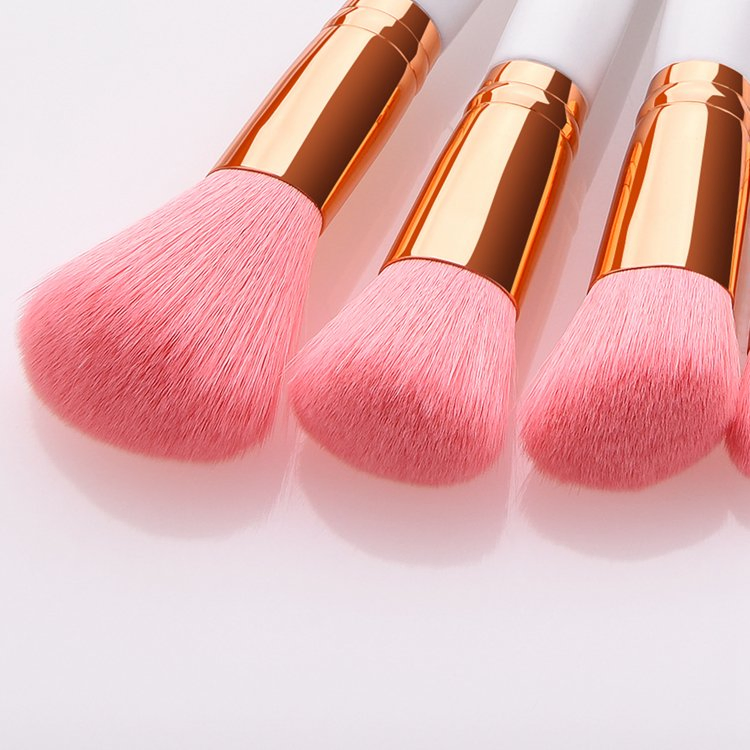 7PCS Makeup Brushes Premium Synthetic Rose Gold Make up Brush Set Foundation Concealer Eye Face Brushes