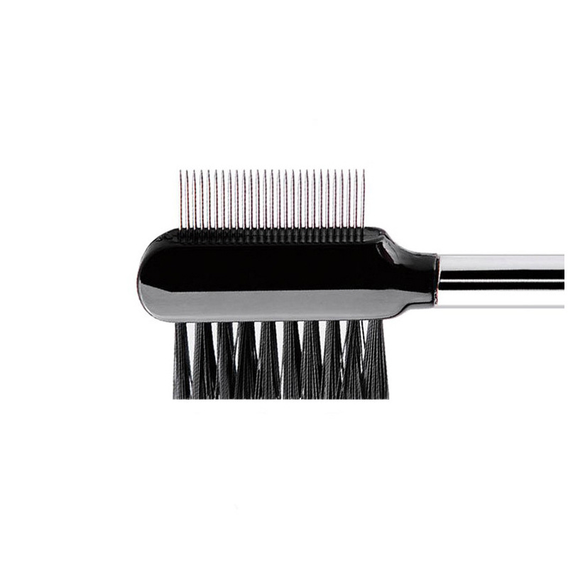 Stainless Steel Needle Dual-Purpose Eyebrow Brush and Eyebrow Comb